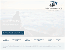Tablet Screenshot of powerpractice.com